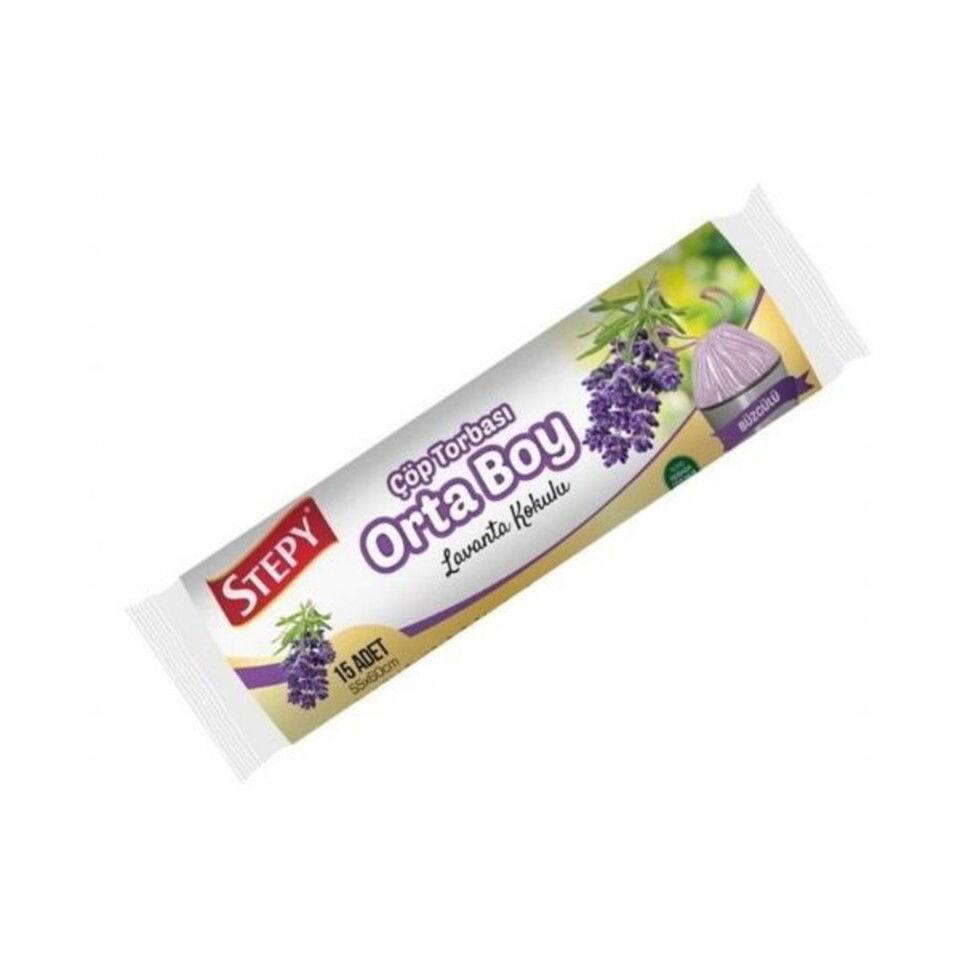 STEPY ÇÖP TORBASI-BÜZGÜLÜ ORTA (LAVANTA)